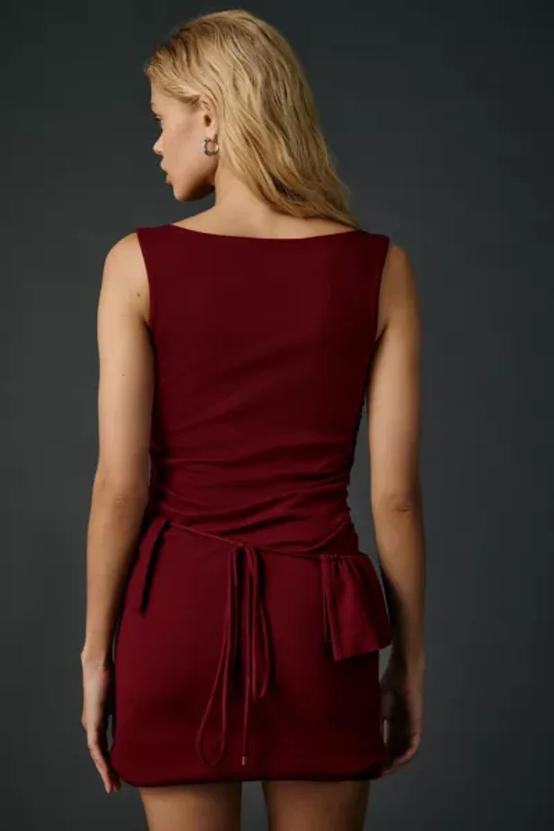 Zemeta I Say Yes Ruffle Bodycon Mini Dress
