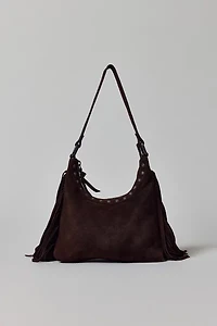 Silence + Noise Bella Suede Fringe Bag