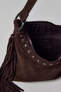 Silence + Noise Bella Suede Fringe Bag