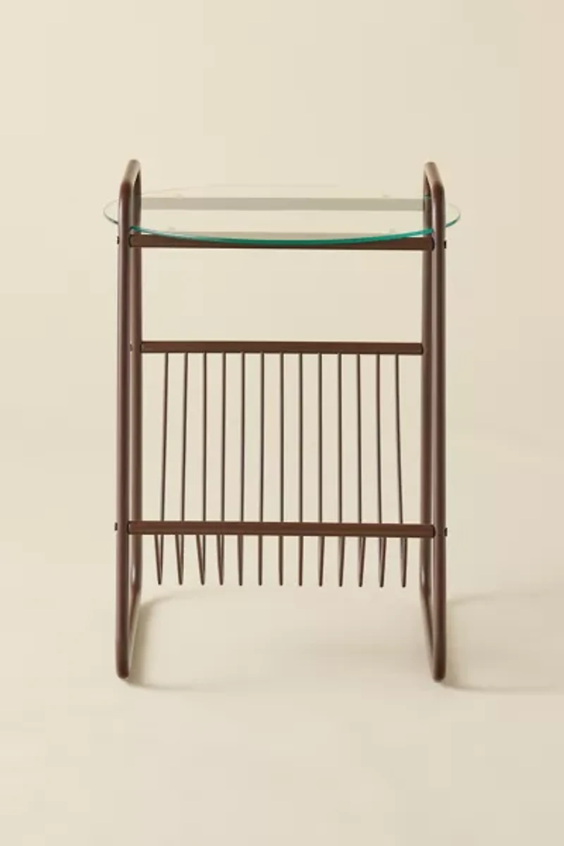 Martin Record Player Display Side Table