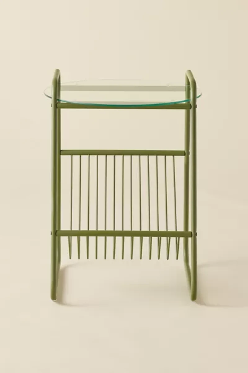 Martin Record Player Display Side Table