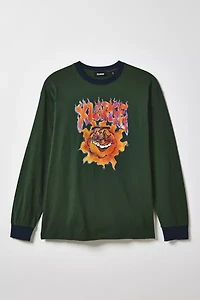 XLARGE Burning Graphic Long Sleeve Tee