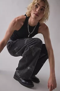 BDG Nitro Fly Print Baggy Fit Jean