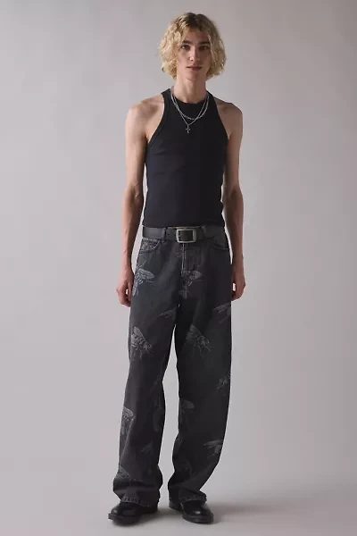 BDG Nitro Fly Print Baggy Fit Jean