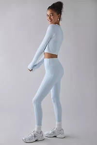 LoveShackFancy Santiana Blue Floral Active Leggings