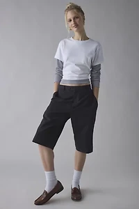 BDG Tye Long Sleeve Layered Twofer Tee