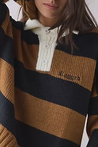 The Ragged Priest League Stripe Rugby Knit Sweater