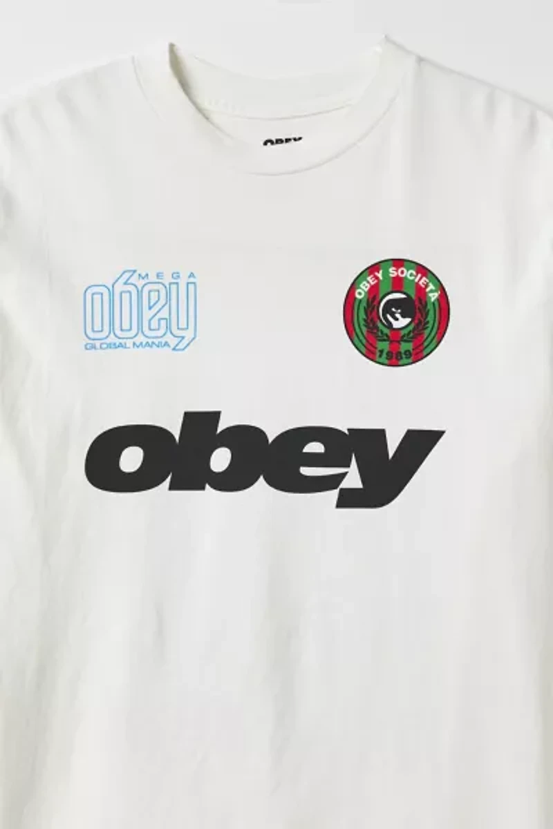 OBEY Global Logo Long Sleeve Tee