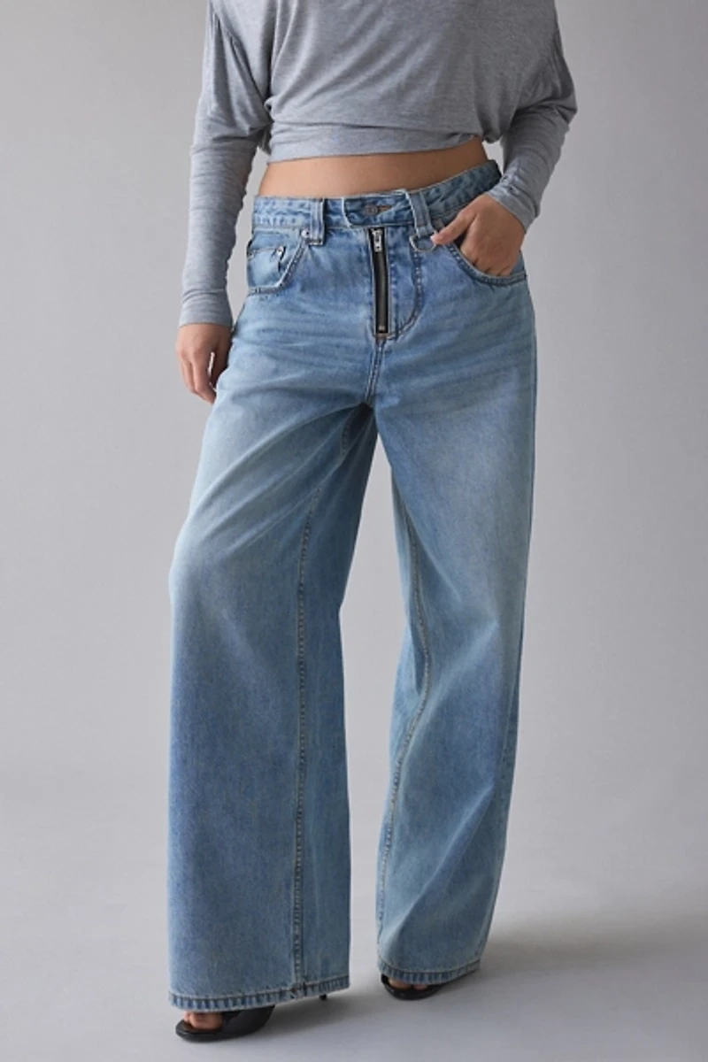 The Ragged Priest Light Wash Slim Sweeper Jean