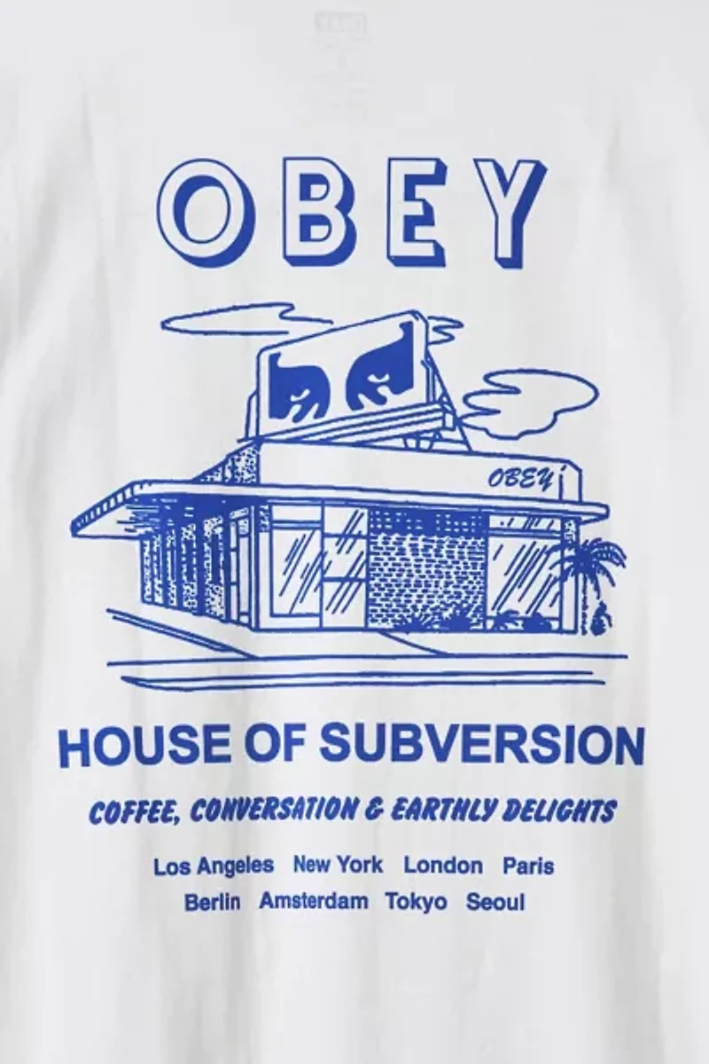 OBEY House Of Subversion Graphic Tee