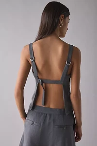 The Ragged Priest Tailor Backless Tank Top