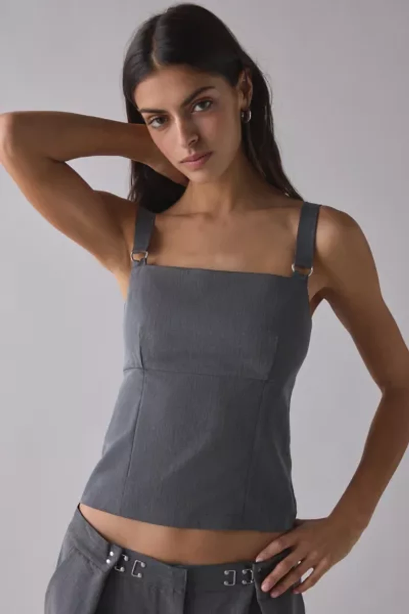 The Ragged Priest Tailor Backless Tank Top