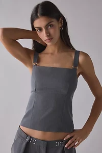 The Ragged Priest Tailor Backless Tank Top