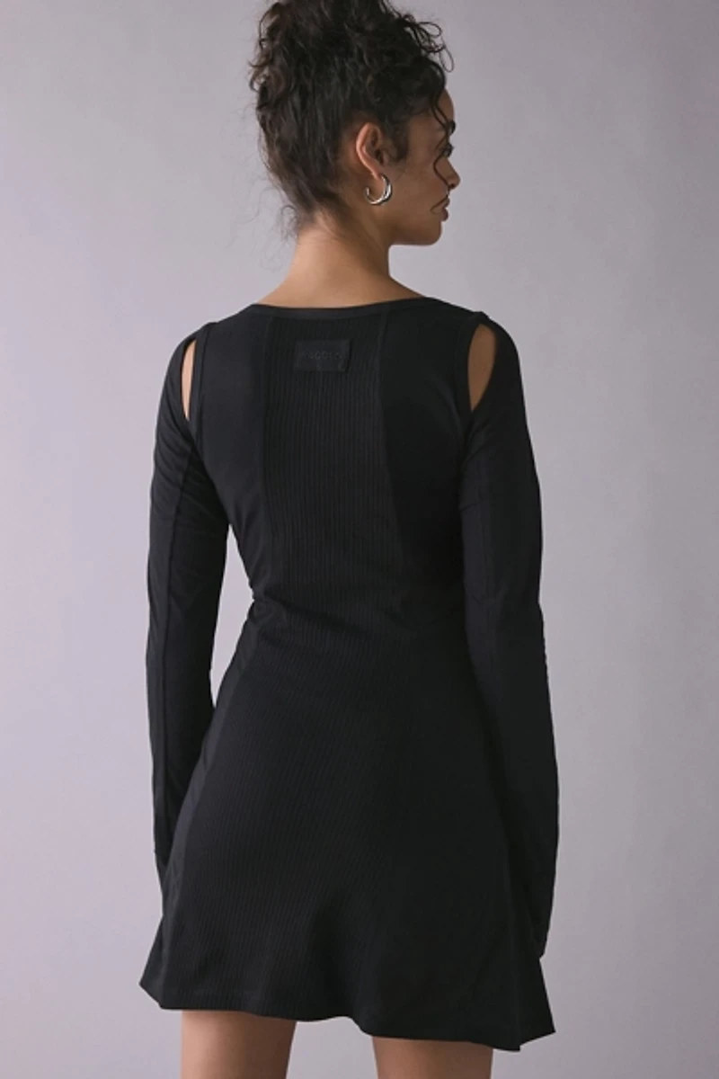 The Ragged Priest Agent Cut-Out Jersey Knit Mini Dress