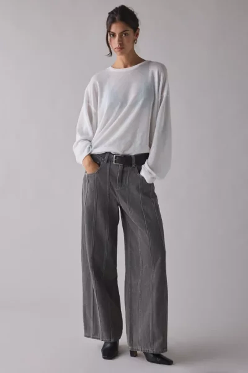 The Ragged Priest Cycle Seamed Wide Leg Jean