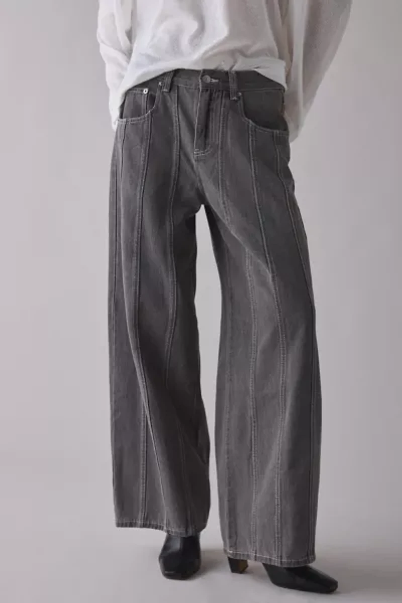 The Ragged Priest Cycle Seamed Wide Leg Jean