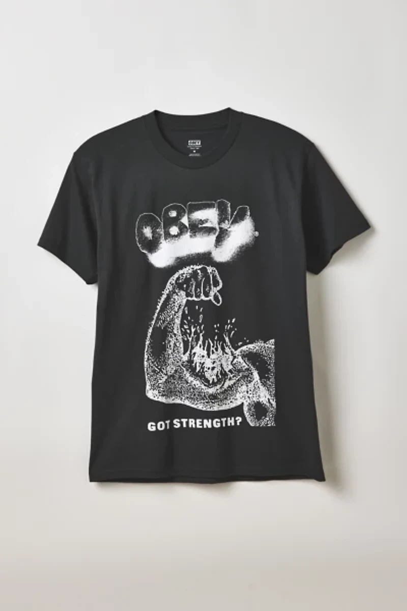 OBEY Got Strength Graphic Tee