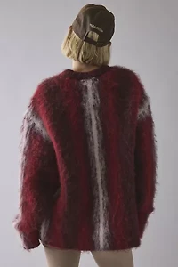 The Ragged Priest Obscure Brushed Stripe Knit Oversized Sweater