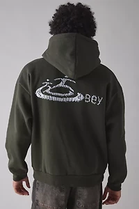 OBEY Corp Graphic Extra Heavyweight Hoodie Sweatshirt