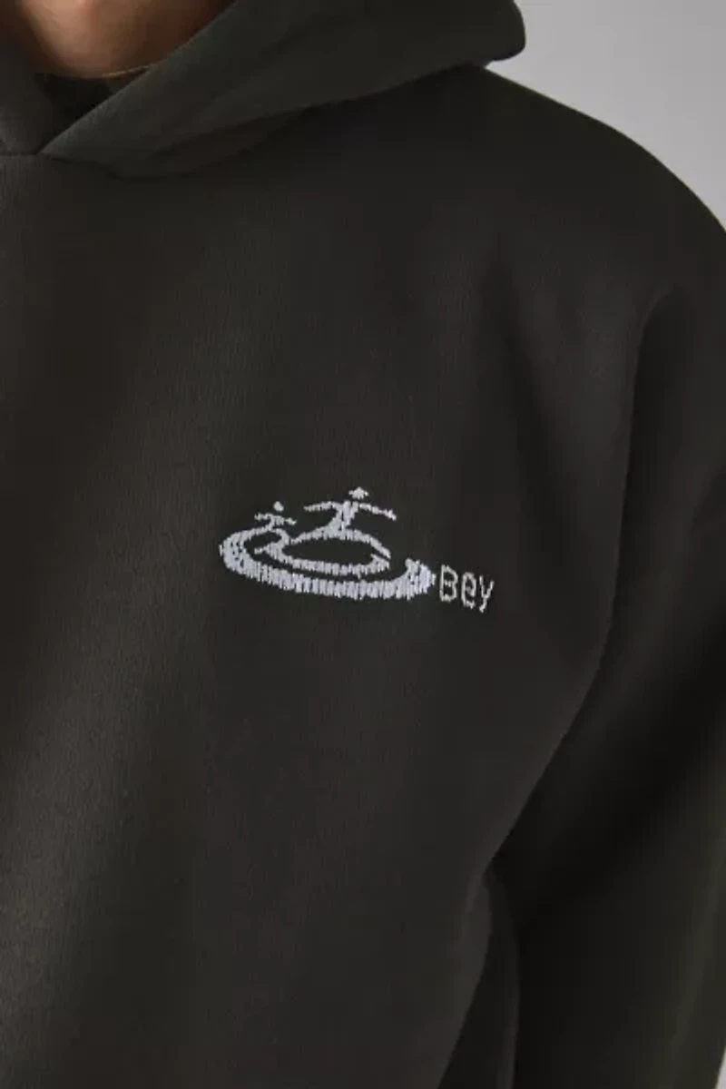 OBEY Corp Graphic Extra Heavyweight Hoodie Sweatshirt