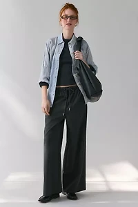 Kimchi Blue Lola Lace Trim Boatneck Long Sleeve Top