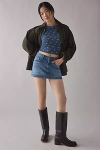 Kimchi Blue Lola Lace Trim Boatneck Long Sleeve Top