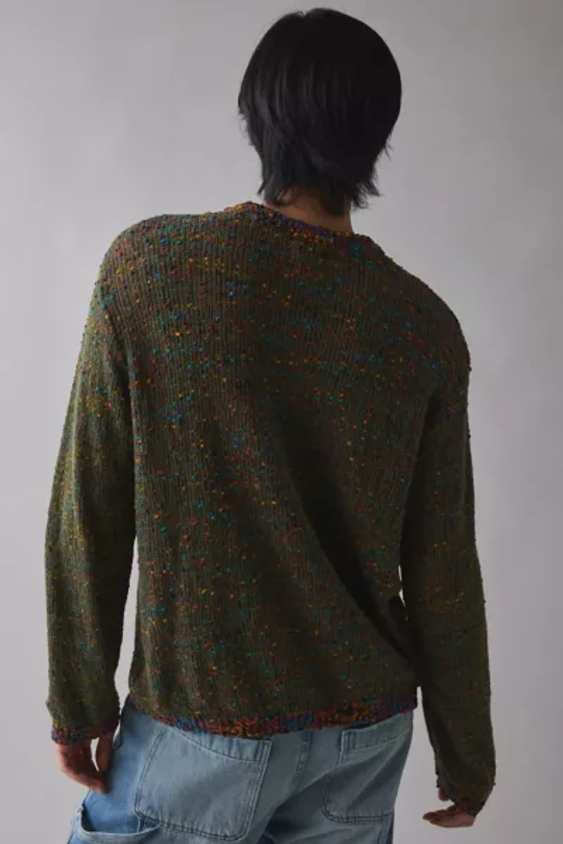 OBEY Martin Textured Crew Neck Sweater