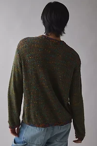 OBEY Martin Textured Crew Neck Sweater