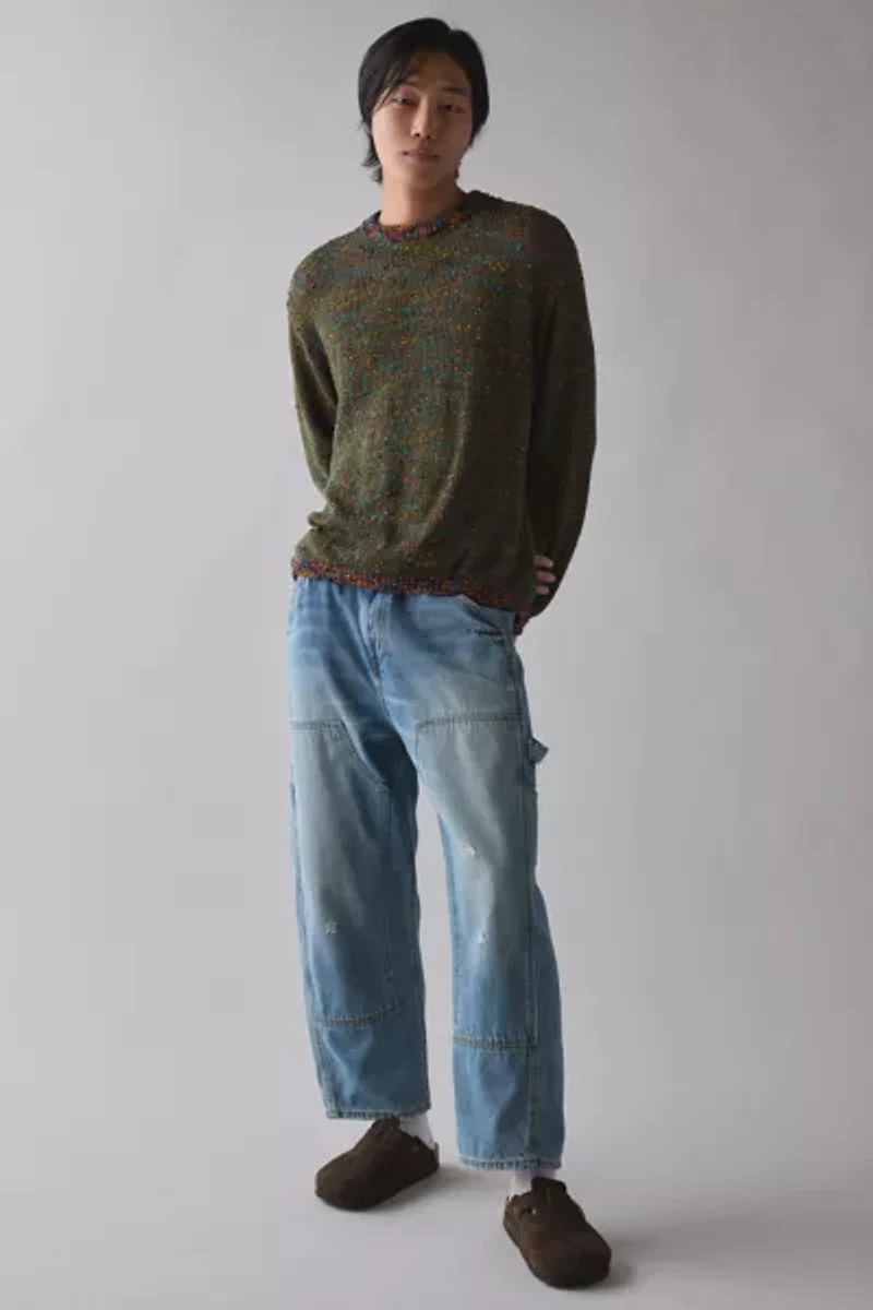 OBEY Martin Textured Crew Neck Sweater