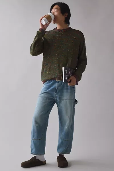 OBEY Martin Textured Crew Neck Sweater