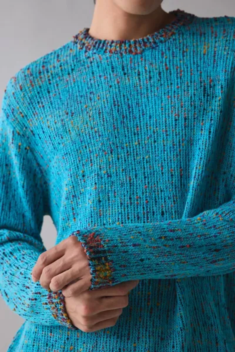 OBEY Martin Textured Crew Neck Sweater
