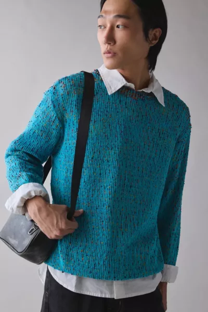 OBEY Martin Textured Crew Neck Sweater