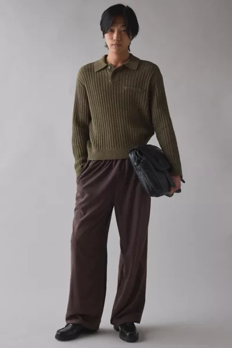 OBEY Duane Polo Collar Sweater