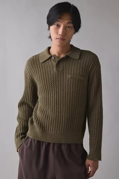 OBEY Duane Polo Collar Sweater