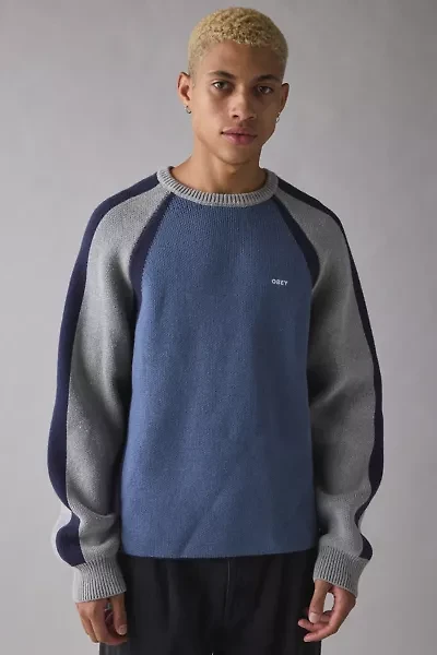 OBEY Raglan Crew Neck Sweater