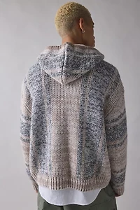 OBEY Zip Up Beach Sweater