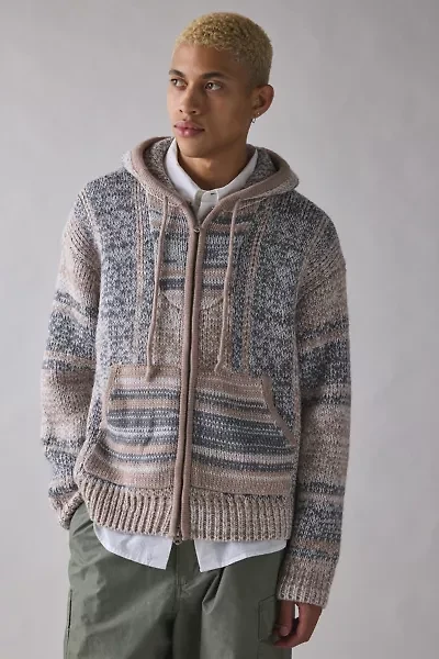 OBEY Zip Up Beach Sweater