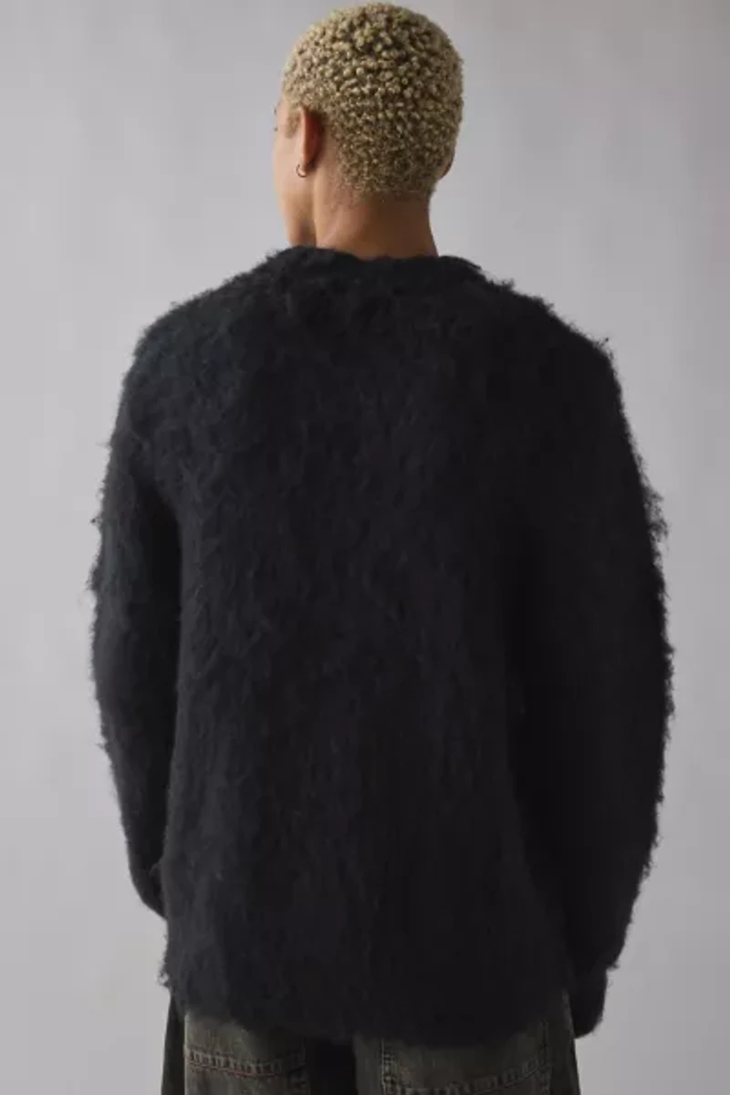 OBEY Patron Shaggy Cardigan