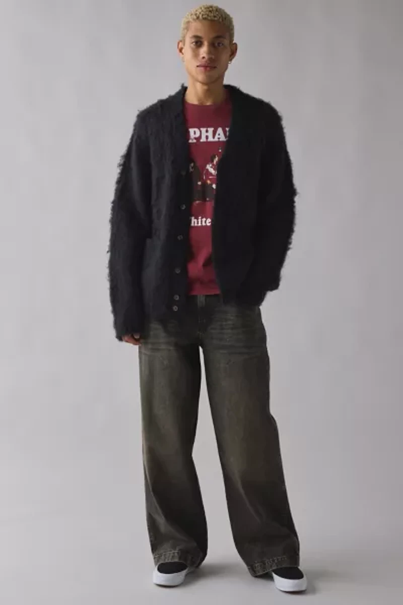 OBEY Patron Shaggy Cardigan