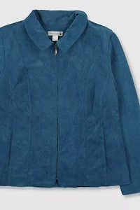 Vintage 90s Blue Corduroy Coat