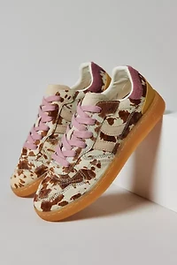 Coolway Women's Goal Animal Print Sneaker