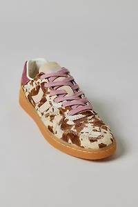 Coolway Women's Goal Animal Print Sneaker