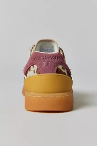 Coolway Women's Goal Animal Print Sneaker