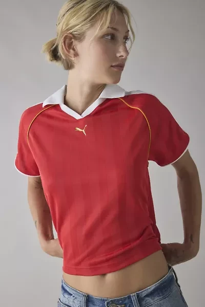 Puma T7 Cropped Football Jersey Tee