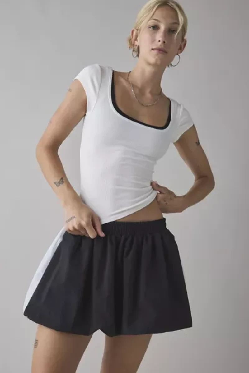 Puma T7 Side-Stripe Balloon Mini Skirt