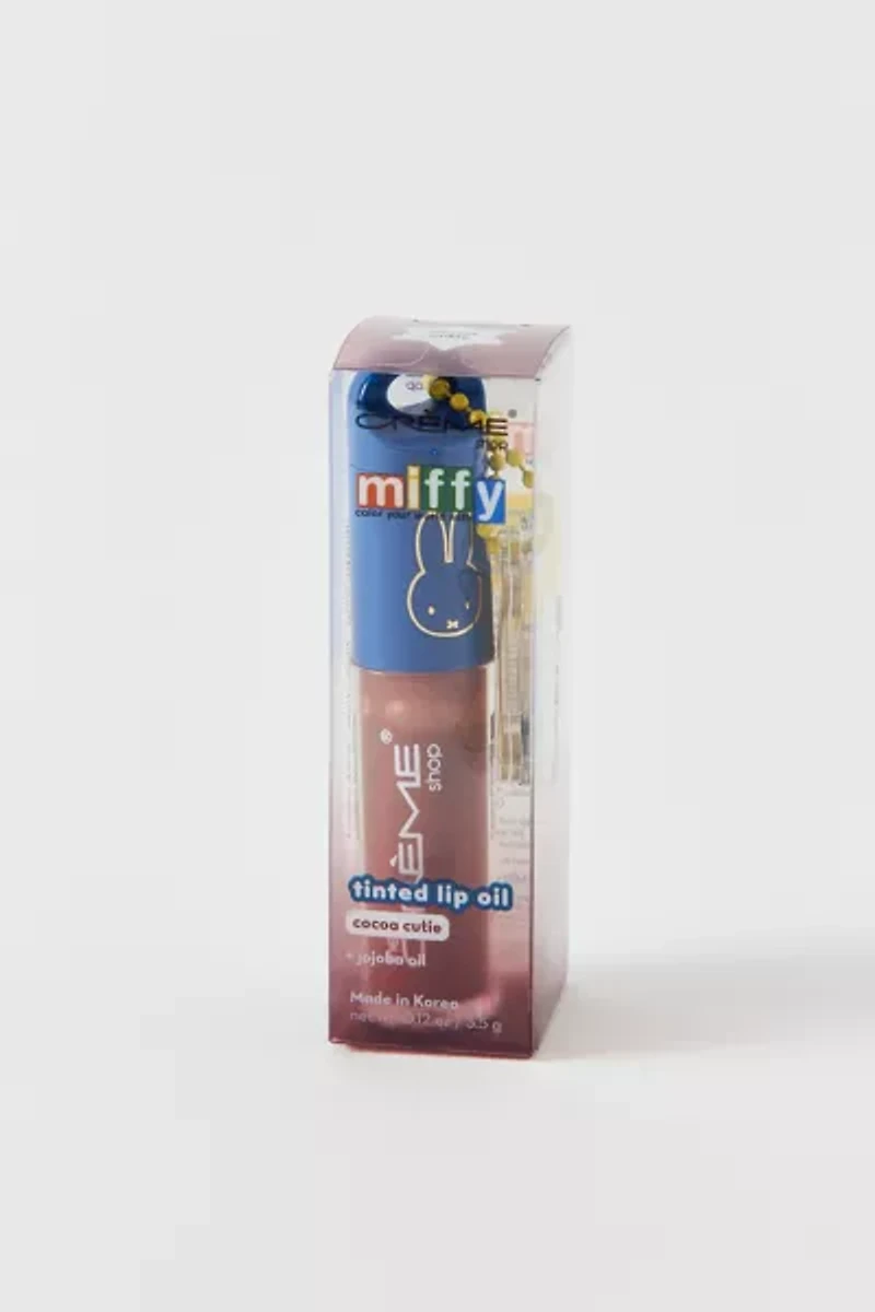 The Crème Shop X Miffy Tinted Lip Oil Keychain