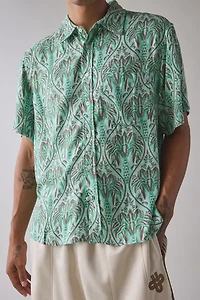 UO Printed Rayon Shirt