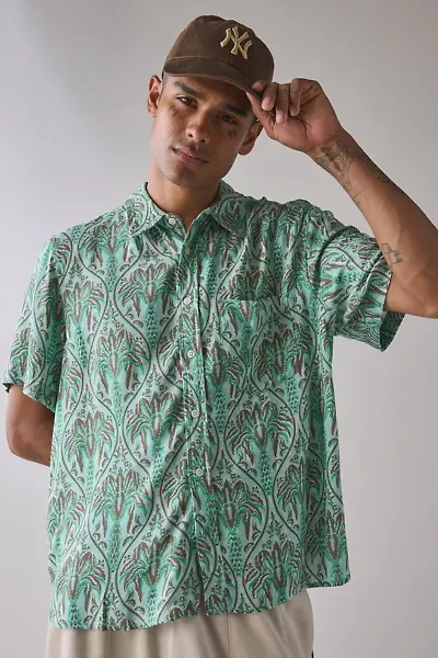 UO Printed Rayon Shirt