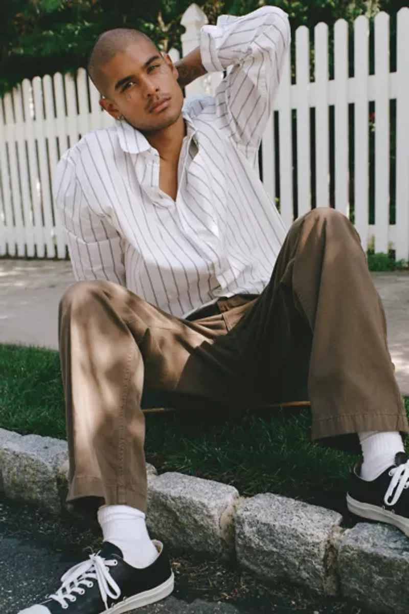 UO The Cotton Baggy Dress Shirt