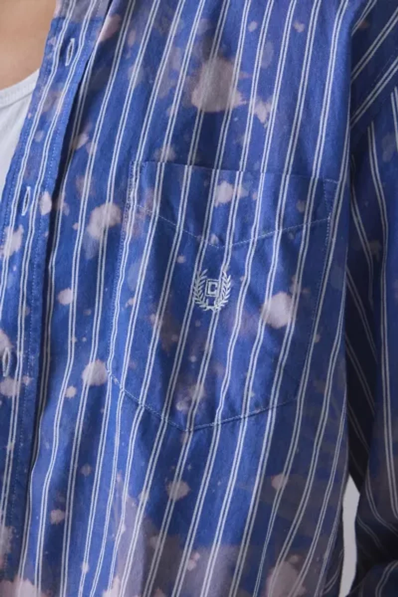 ReMADE By UO Bleach Splatter Long Sleeve Shirt